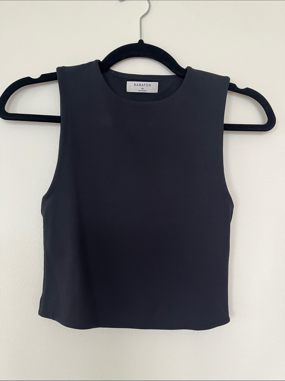 Babaton Black Crewneck Tank